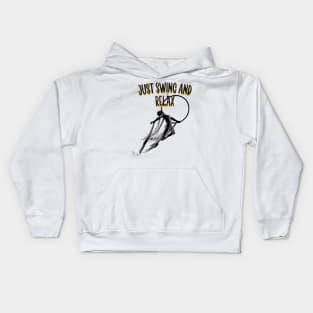 Just swing and relax Kids Hoodie